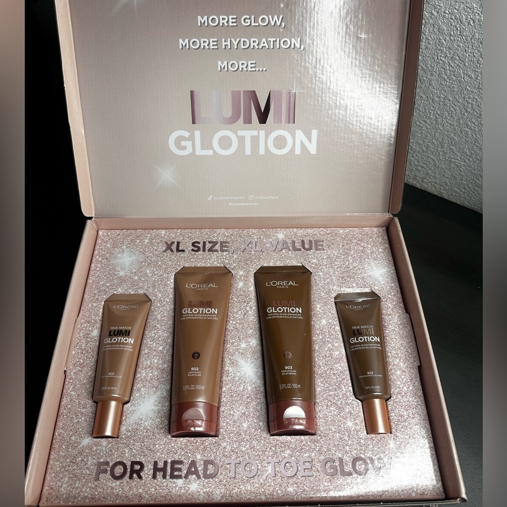 L'Oreal Lumi Glotion Set in Light and Medium Glow